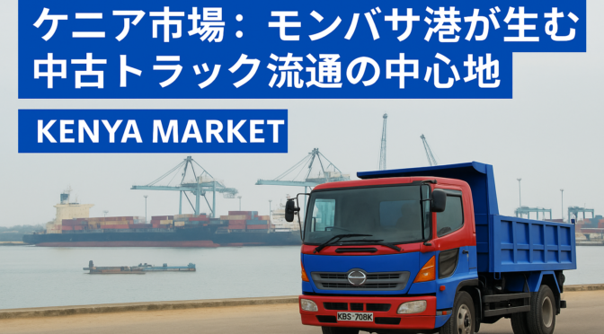 ケニア市場：モンバサ港が生む中古トラック流通の中心地